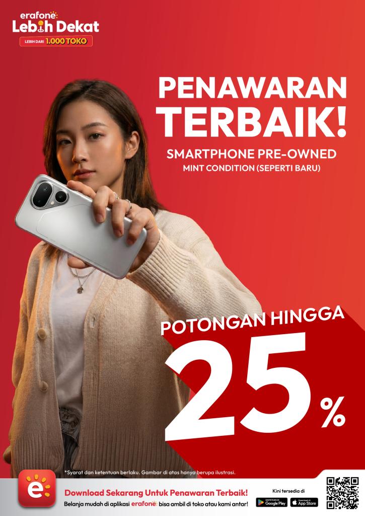 Clearance Sale Seperti Baru Diskon s.d 25 Persen